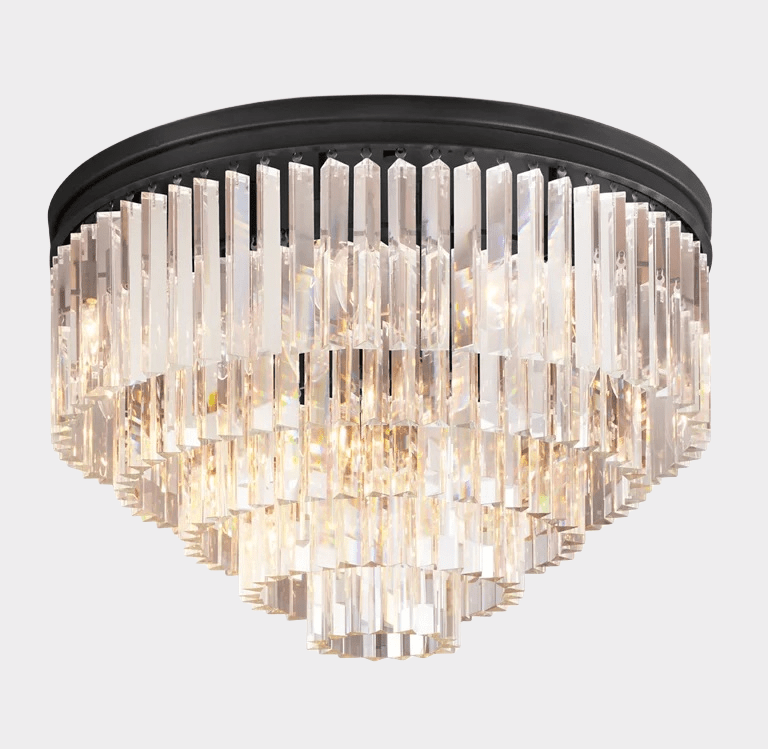 Odeon Crystal Multi-Layer Round Ceiling 20" 32"