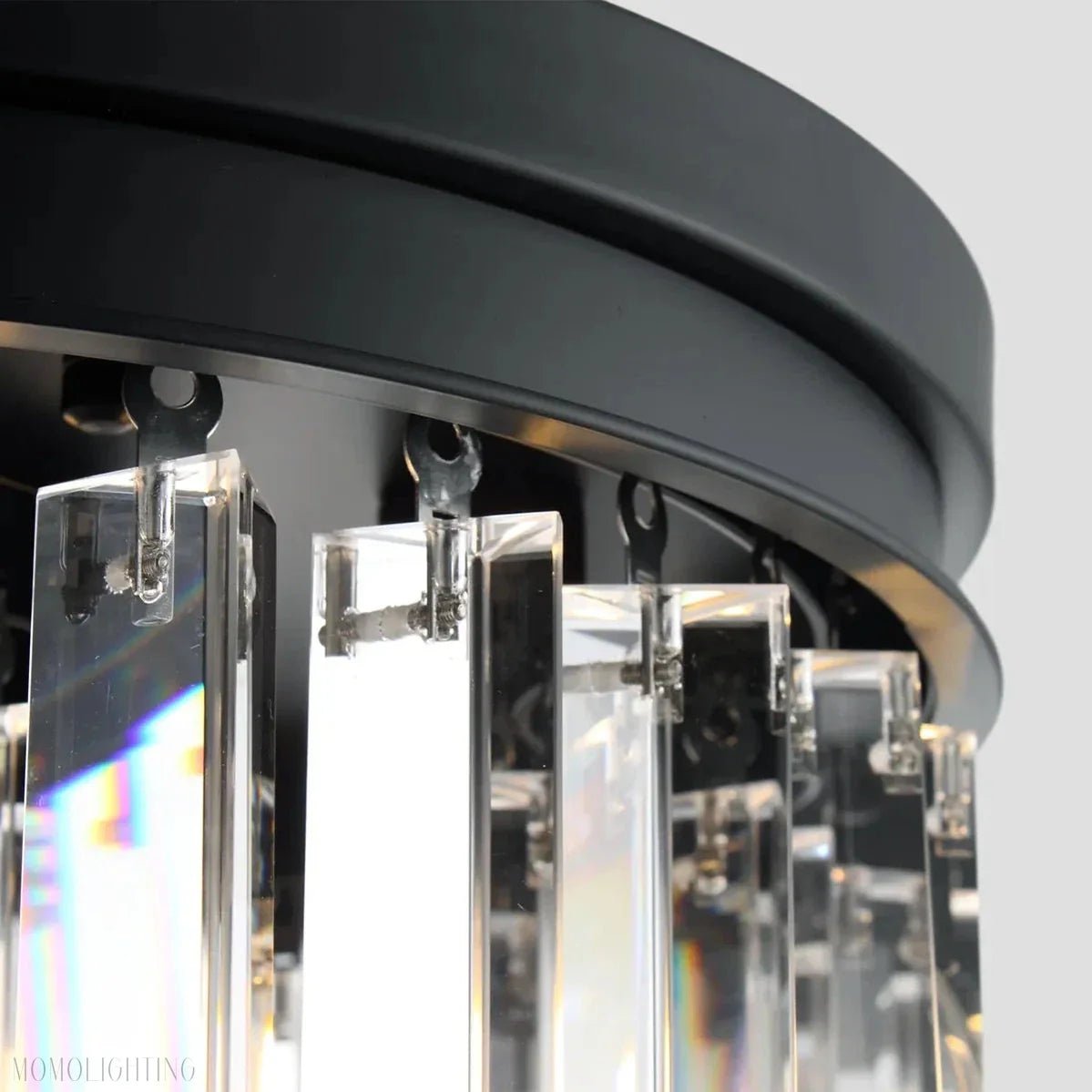 Odeon Crystal Multi-Layer Round Chandelier-Nobipets
