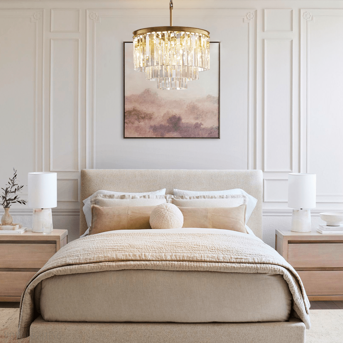 Odeon Crystal Multi-Layer Round Chandelier-Nobipets