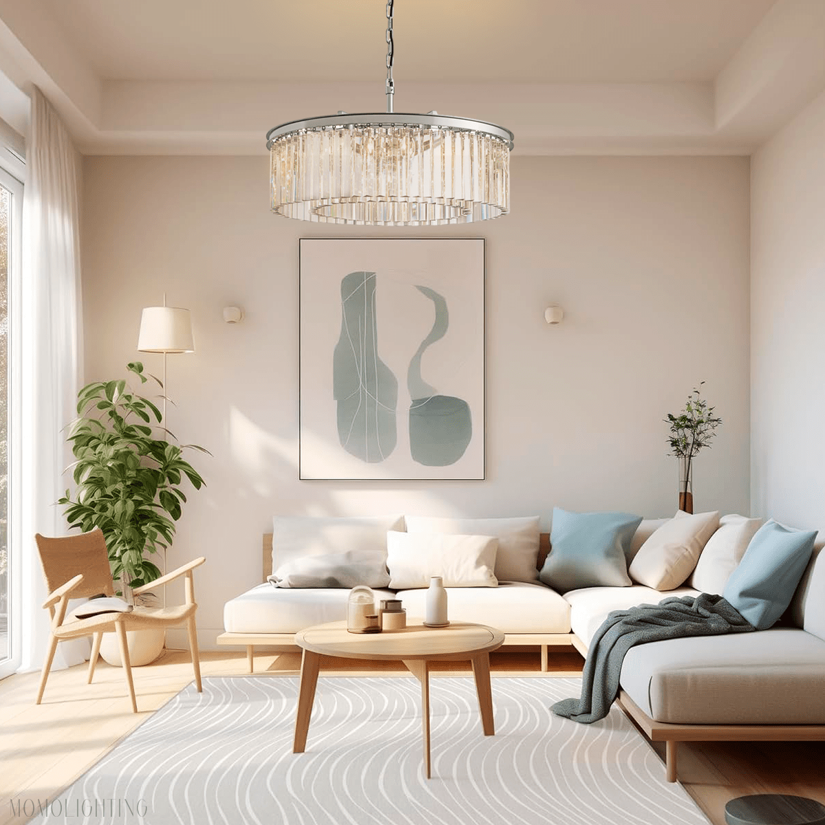 Odeon Crystal Round Chandelier 32"-Nobipets