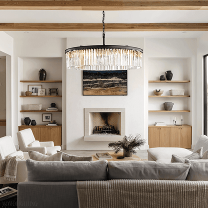 Odeon Crystal Round Chandelier 43"-Nobipets