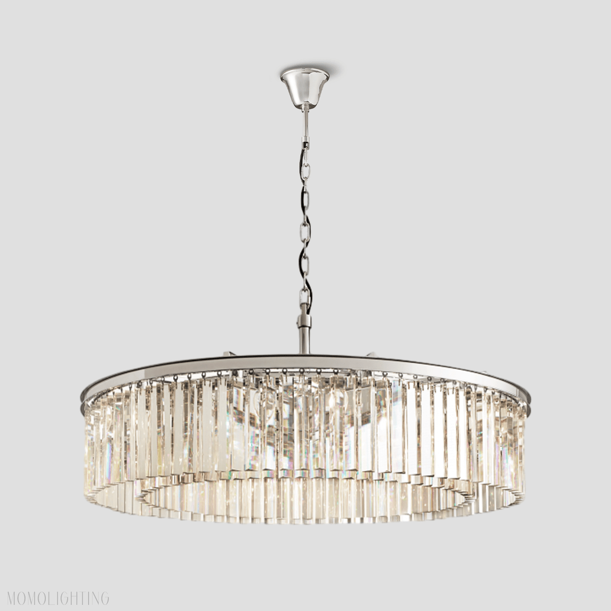 Odeon Crystal Round Chandelier 43"-Nobipets