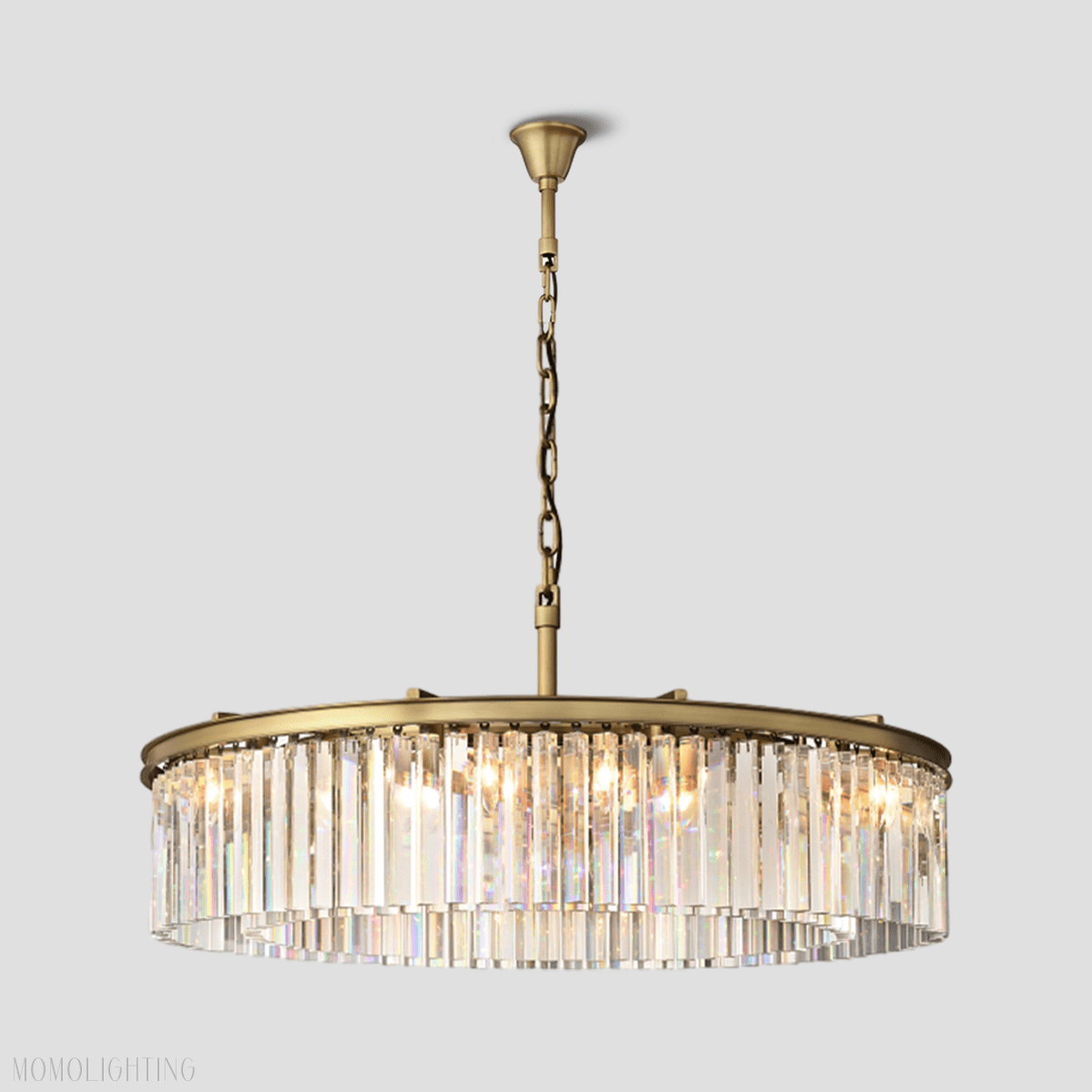Odeon Crystal Round Chandelier 43"-Nobipets