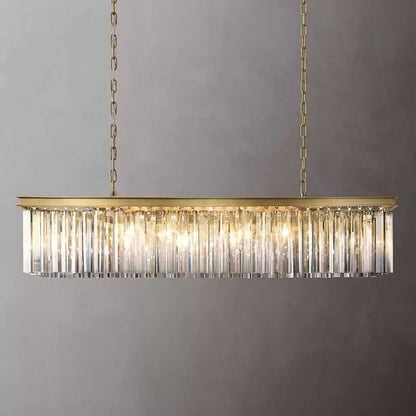 Odeon Rectangle Chandelier 49"-Nobipets