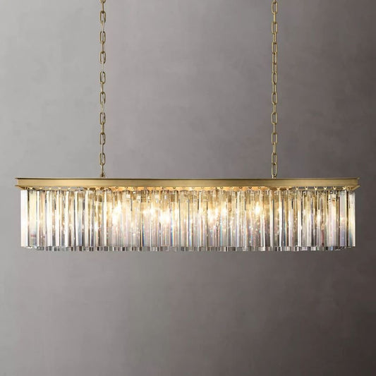 Odeon Rectangle Chandelier 49"-Nobipets