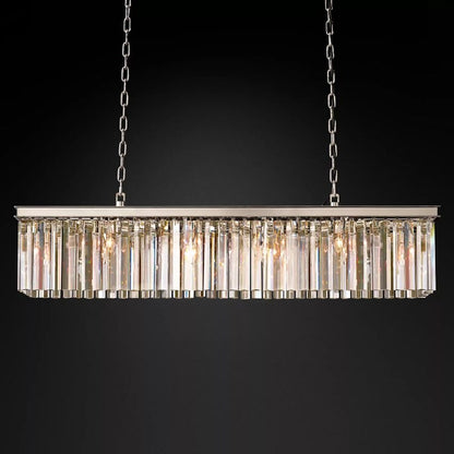 Odeon Rectangle Chandelier 49"-Nobipets