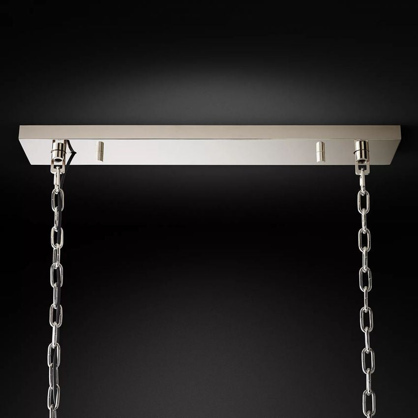 Odeon Rectangle Chandelier 49"-Nobipets