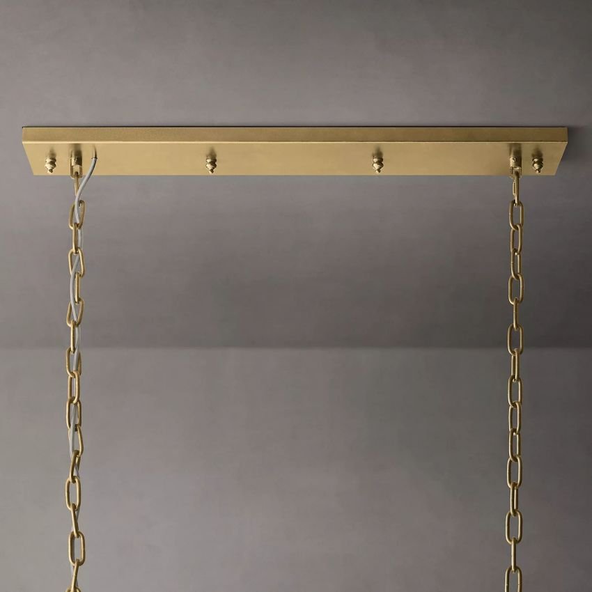 Odeon Rectangle Chandelier 49"-Nobipets