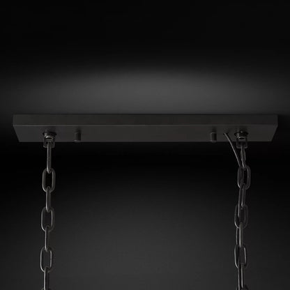 Odeon Rectangle Crystal Chandelier 49", 2-Tier-Nobipets