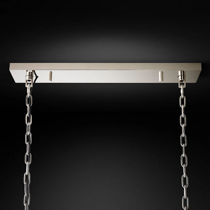 Odeon Rectangle Crystal Chandelier 49", 2-Tier-Nobipets