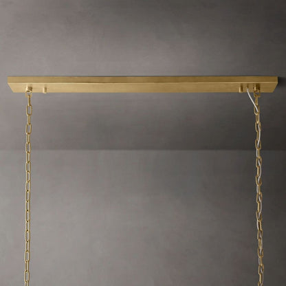 Odeon Rectangle Crystal Chandelier 59",2-Tier-Nobipets