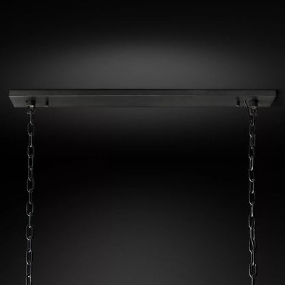 Odeon Rectangle Crystal Chandelier 59",2-Tier-Nobipets