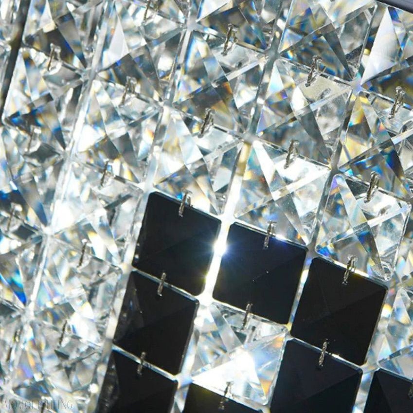 Olive Oval Crystal Chandelier For Dining Table-Nobipets