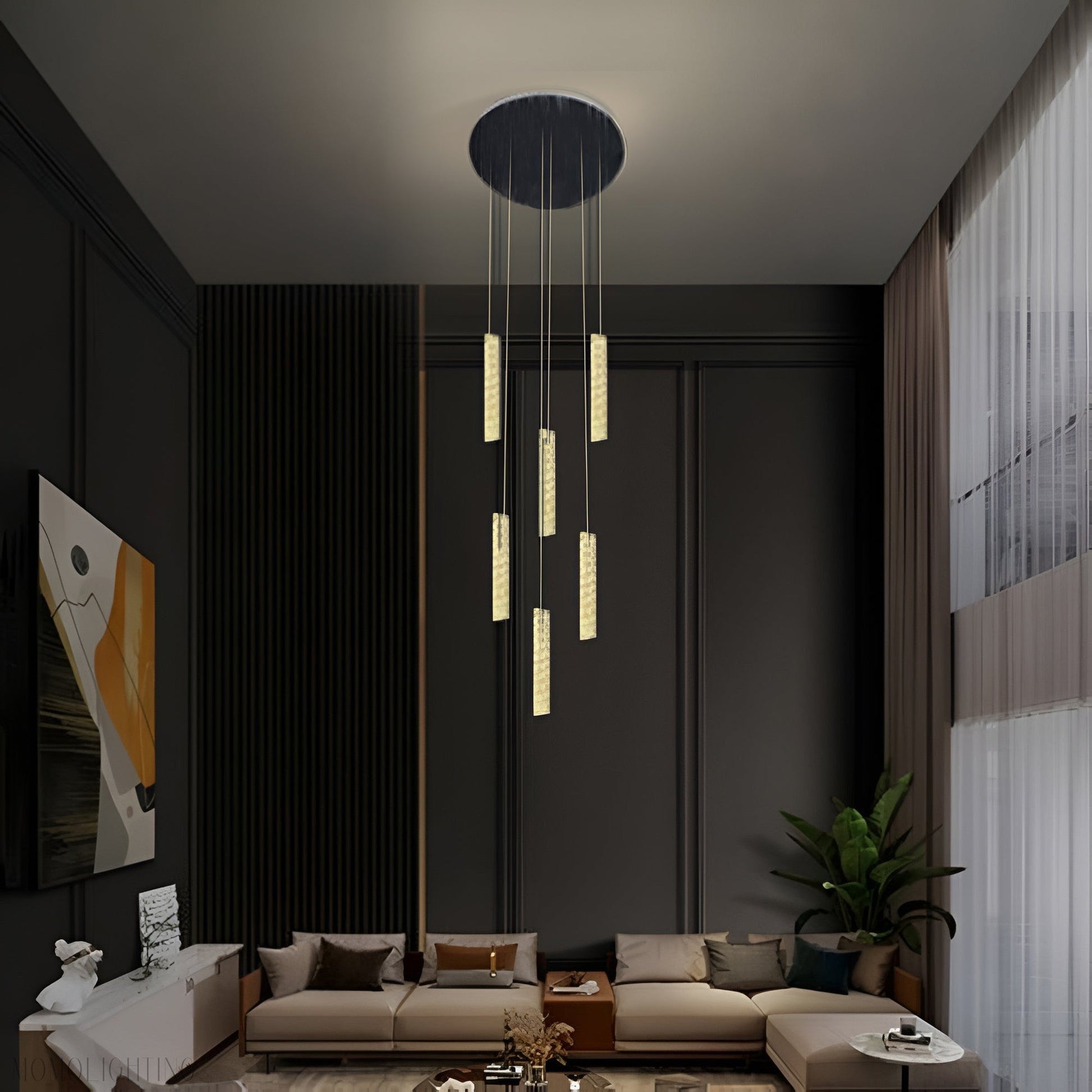Oxford Foyer & Staircase Crystal Chandelier-Nobipets