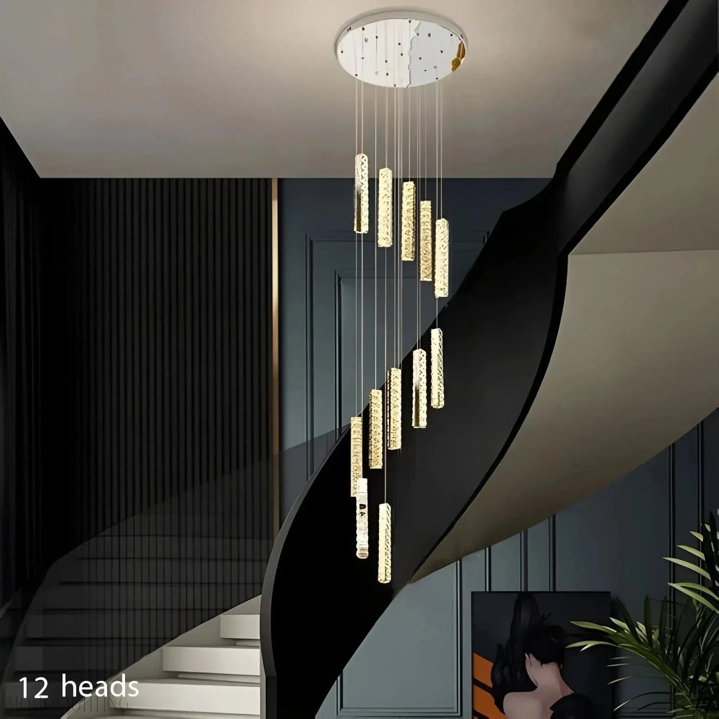 Oxford Foyer & Staircase Crystal Chandelier-Nobipets
