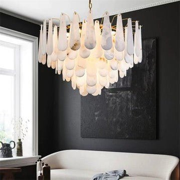 Pamela marble Modern Creative chandelier D32"-Nobipets