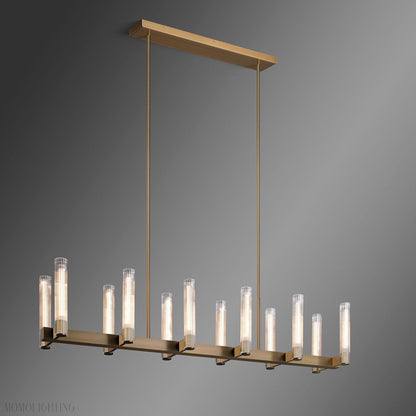 Pastis Linear Chandelier 60"W-Nobipets