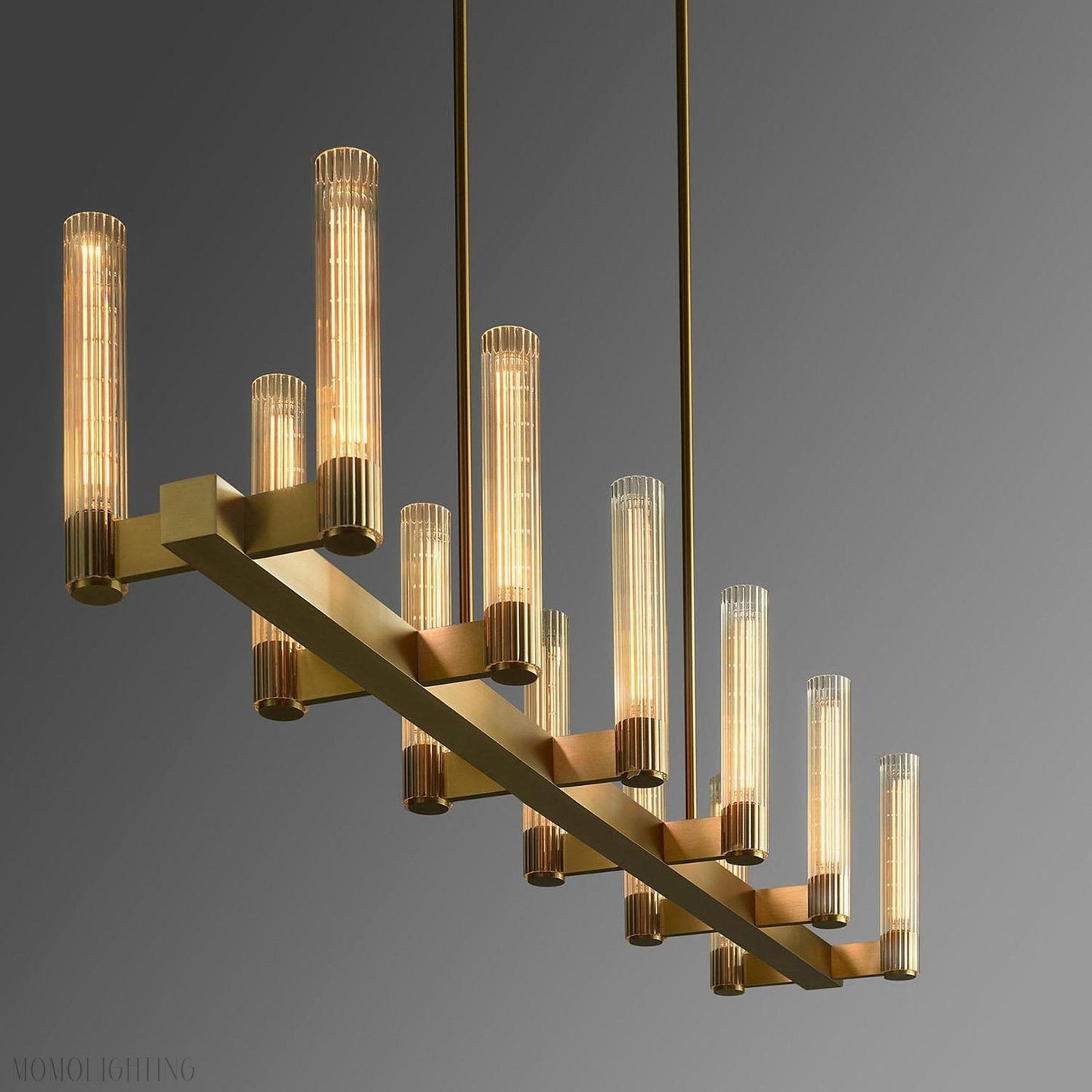 Pastis Linear Chandelier 60"W-Nobipets