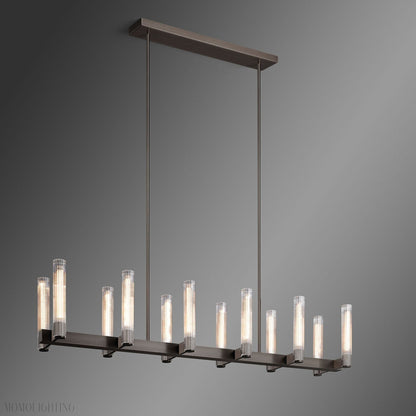 Pastis Linear Chandelier 60"W-Nobipets