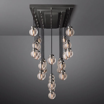 Pearl Rectangle Chandelier 72"-Nobipets