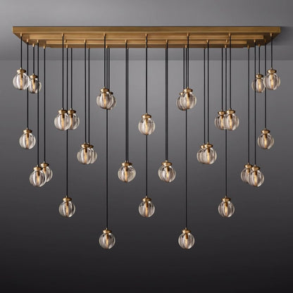 Pearl Rectangle Chandelier 72"-Nobipets