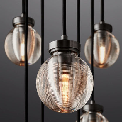 Pearl Round Chandelier 22"-Nobipets