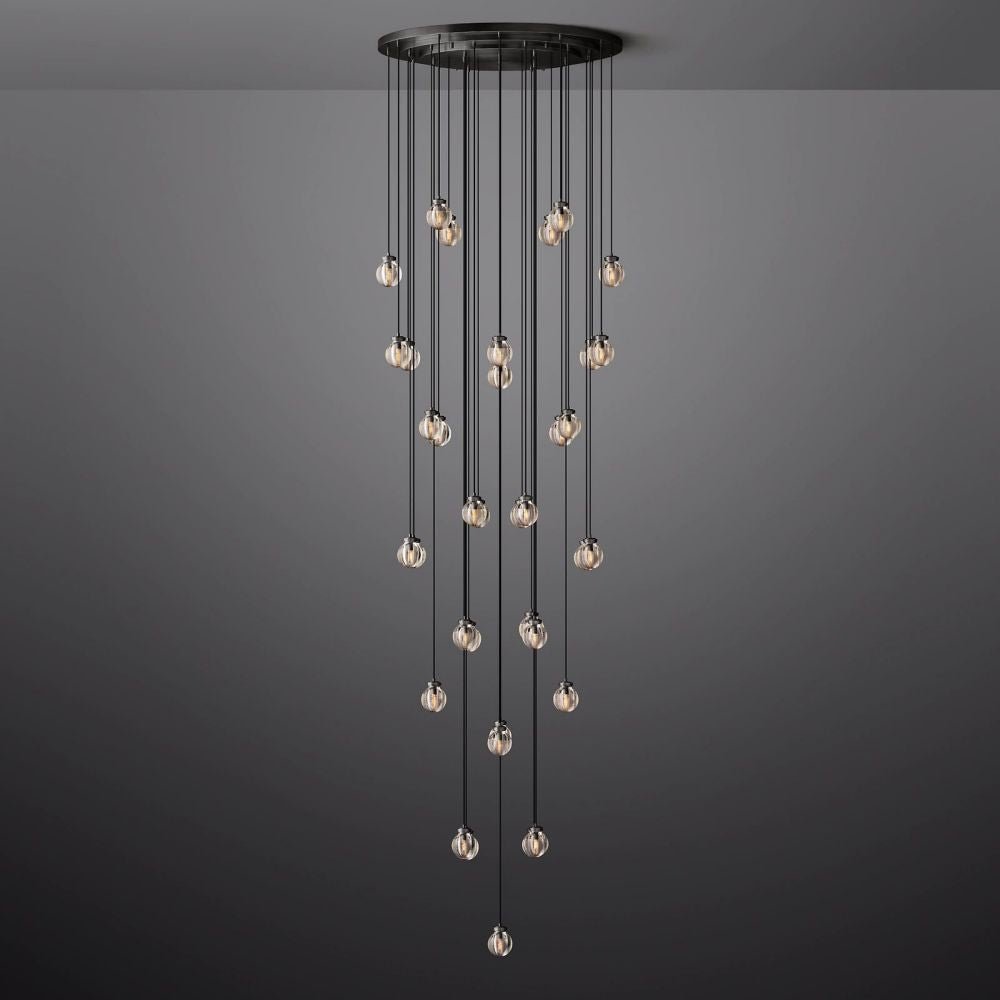 Pearl Round Chandelier 48"-Nobipets