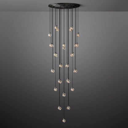 Pearl Round Chandelier 48"-Nobipets