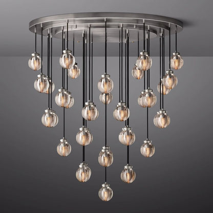 Pearl Round Chandelier 48"-Nobipets