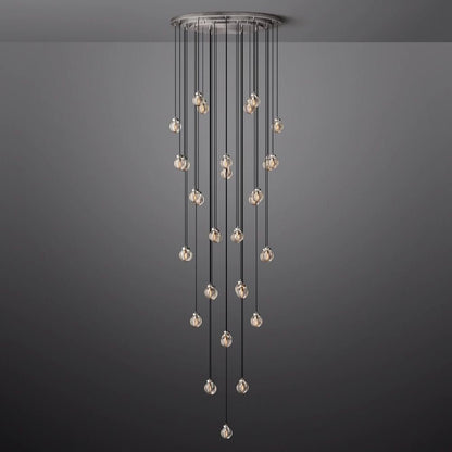 Pearl Round Chandelier 48"-Nobipets
