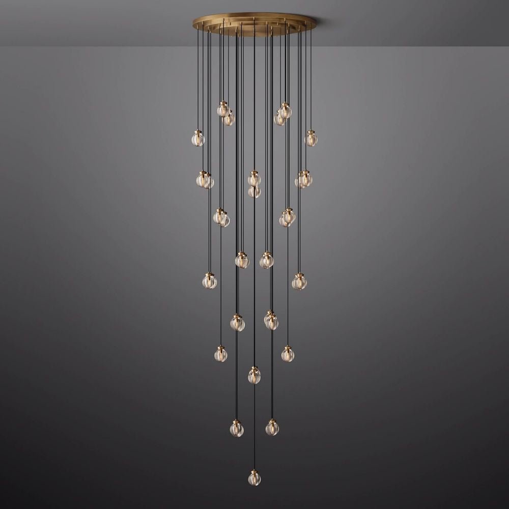 Pearl Round Chandelier 48"-Nobipets