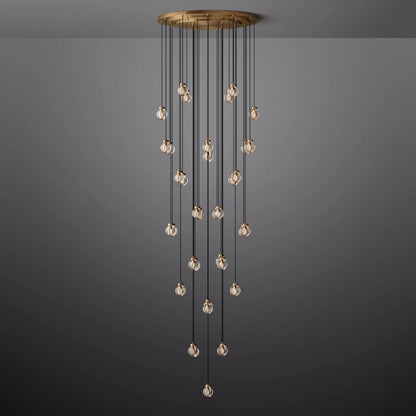 Pearl Round Chandelier 48"-Nobipets