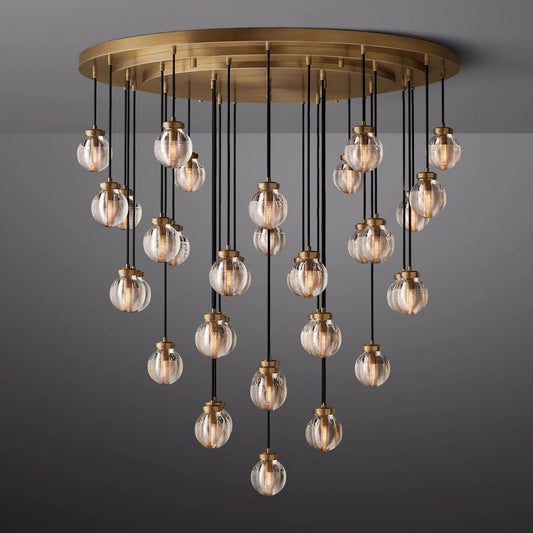 Pearl Round Chandelier 48"-Nobipets