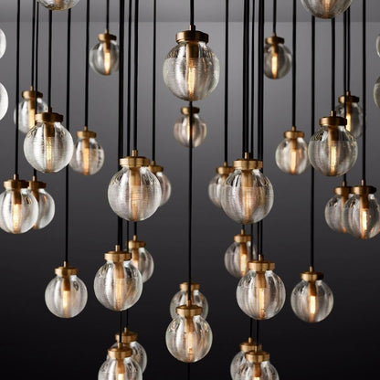 Pearl Round Chandelier 48"-Nobipets