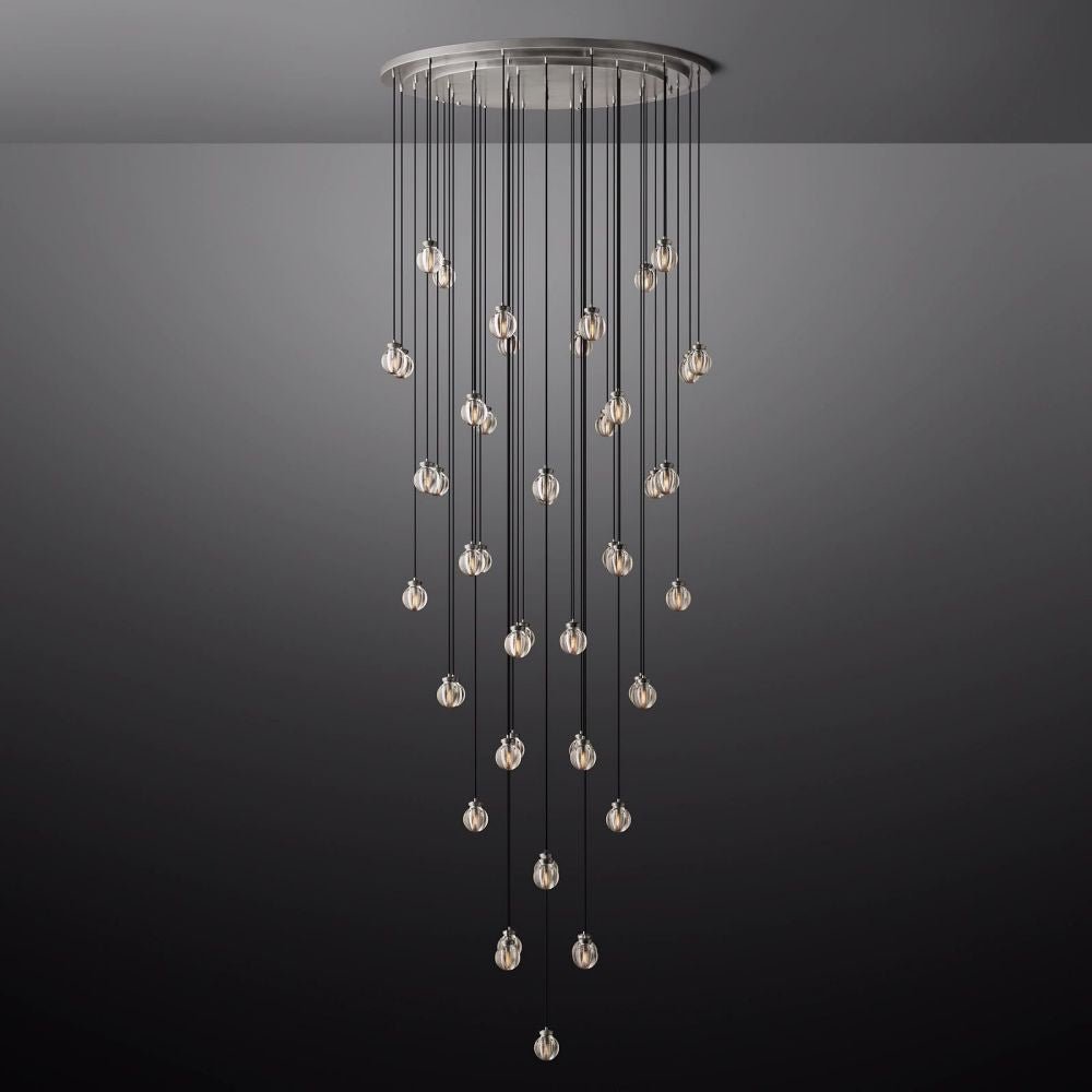 Pearl Round Chandelier 60"-Nobipets