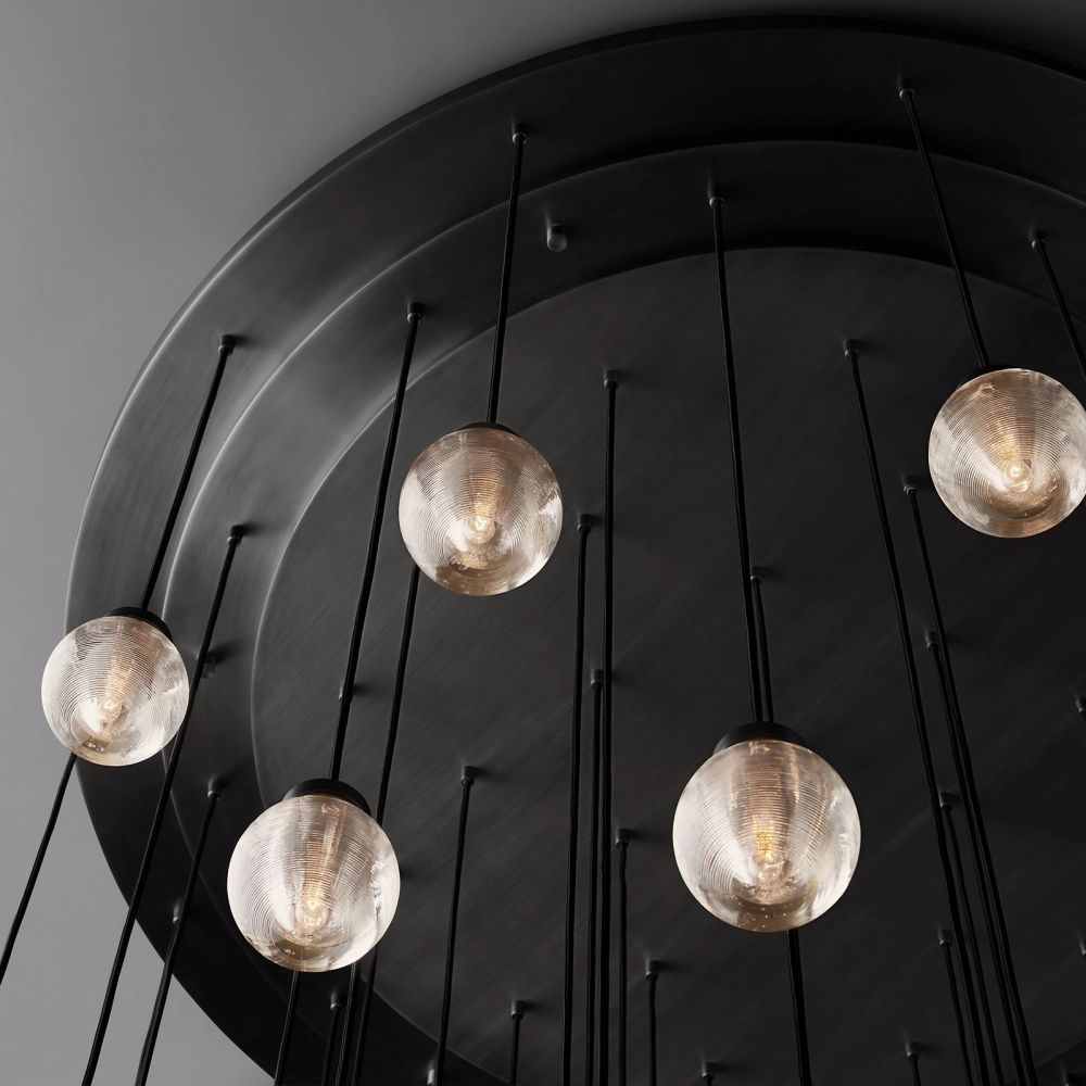 Pearl Round Chandelier 60"-Nobipets
