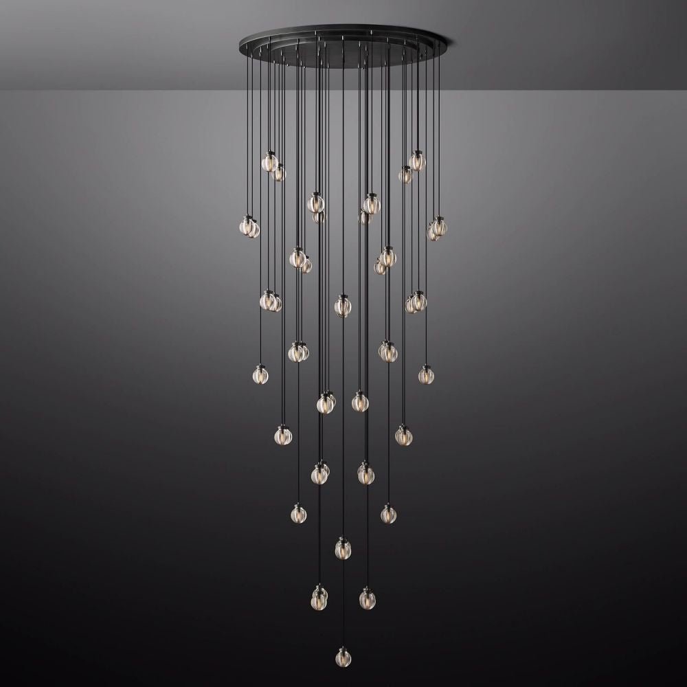 Pearl Round Chandelier 60"-Nobipets