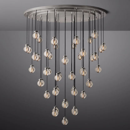 Pearl Round Chandelier 60"-Nobipets
