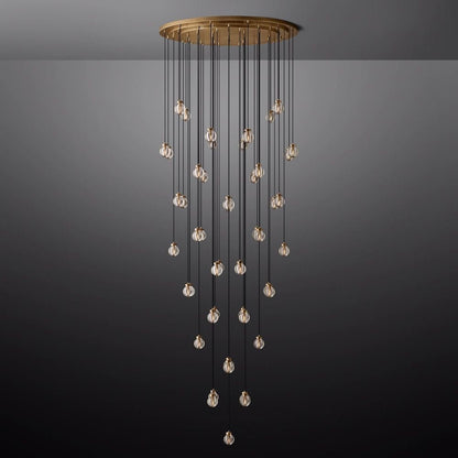 Pearl Round Chandelier 60"-Nobipets