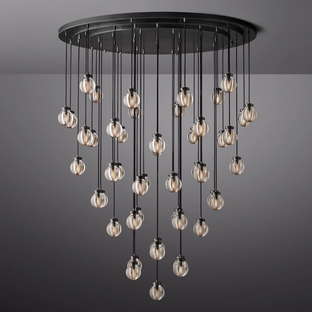 Pearl Round Chandelier 60"-Nobipets