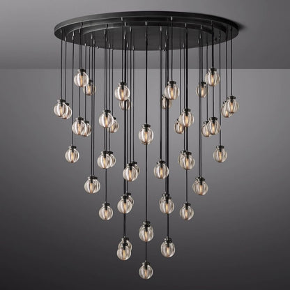 Pearl Round Chandelier 60"-Nobipets