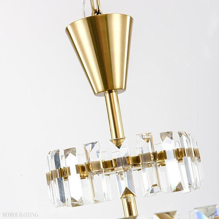 Phyllaris Crystal Chandelier-Nobipets