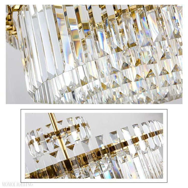 Phyllaris Crystal Chandelier-Nobipets
