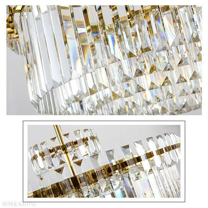 Phyllaris Crystal Chandelier-Nobipets