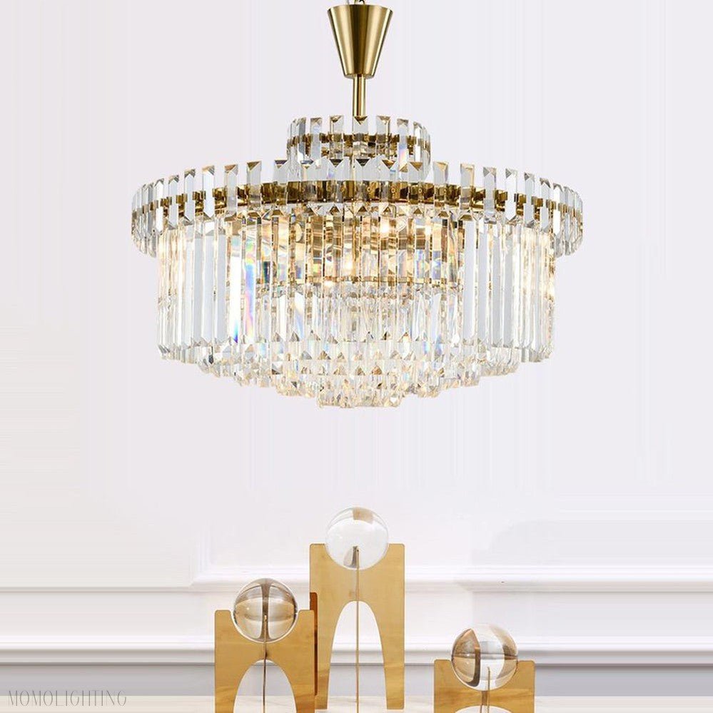 Phyllaris Crystal Chandelier-Nobipets