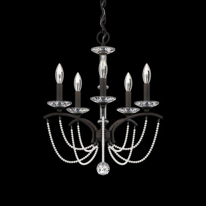 Priscilla Crystal Candlestick Chandelier 18"