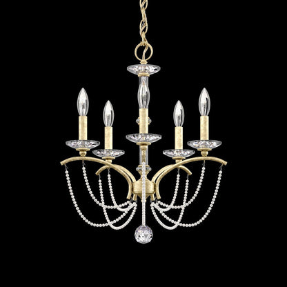 Priscilla Crystal Candlestick Chandelier 18"