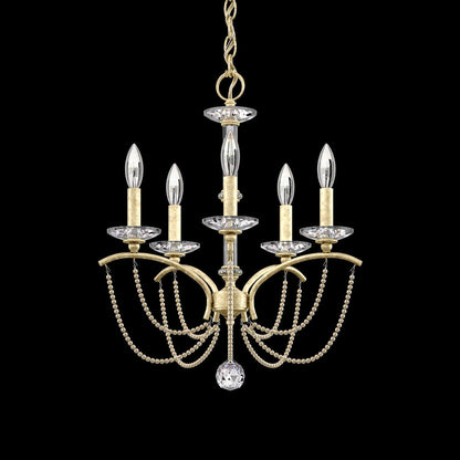 Priscilla Crystal Candlestick Chandelier 18"
