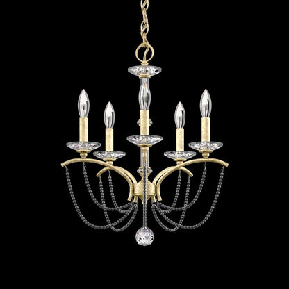 Priscilla Crystal Candlestick Chandelier 18"