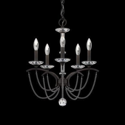 Priscilla Crystal Candlestick Chandelier 18"